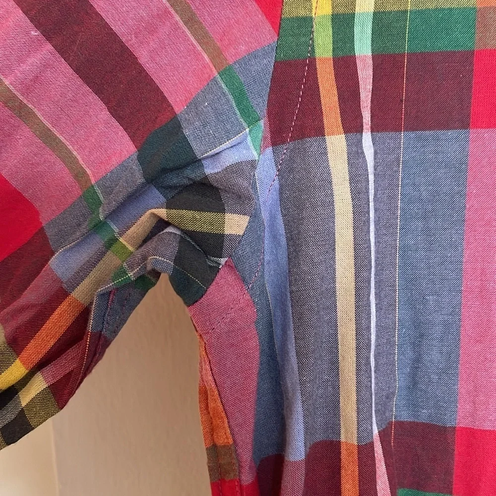 JCREW | Light weight Plaid shirt - Medium